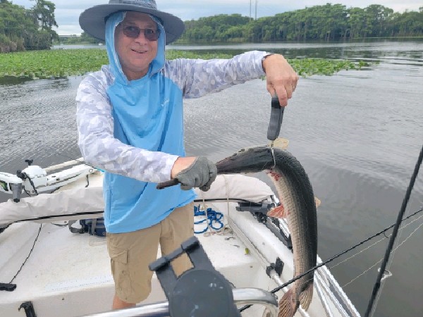 Longnose Gar record catch